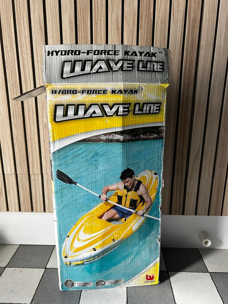 Opblaasbare Kajak Complete Set - Hydro-Force Wave Line, Ophalen, Opblaasbaar, Nieuw, 1-persoons