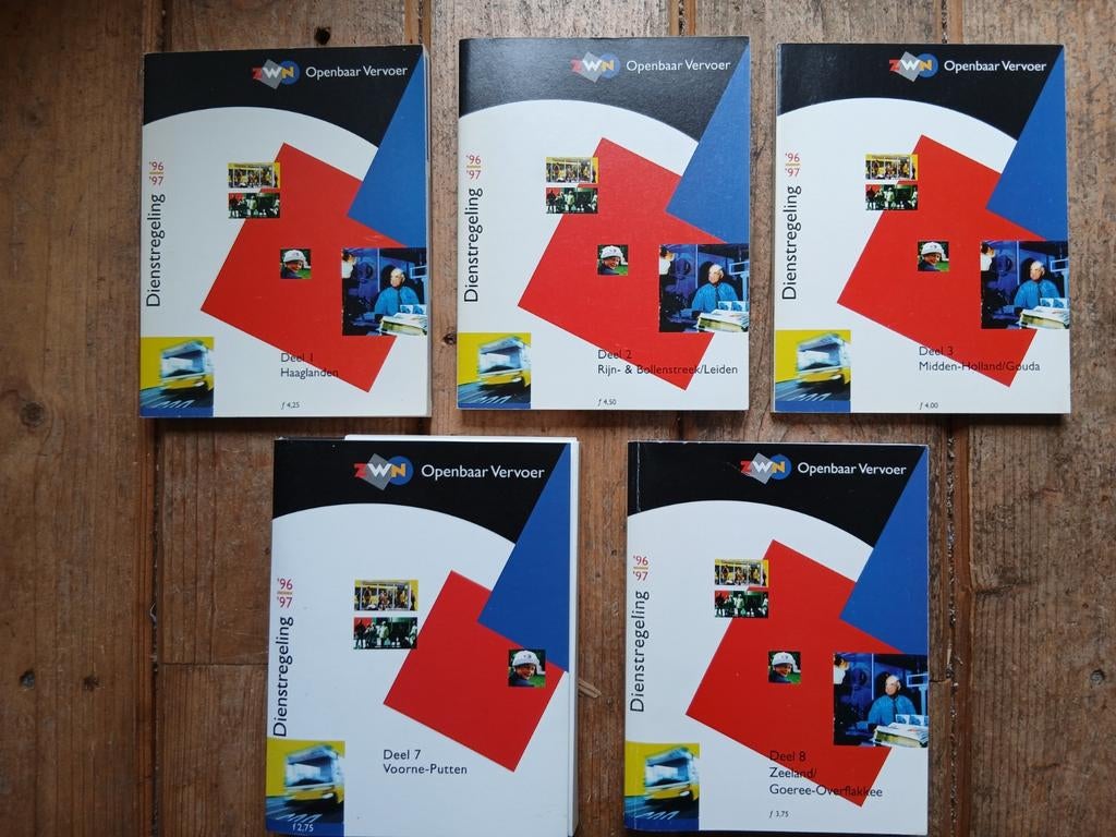 Dienstregeling ZWN 1996-1997, Ophalen of Verzenden, Zo goed als nieuw, Trein, Boek of Tijdschrift