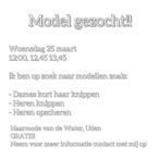 Model knippen 25 maart 12:00, 12:45, 13:45, Eén persoon, Cadeaubon