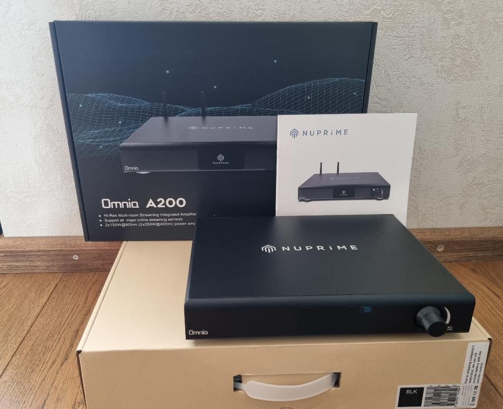 Nieuwe Nuprime Omnia A200 Hi-Fi streamer-versterker, Ophalen of Verzenden, Nieuw