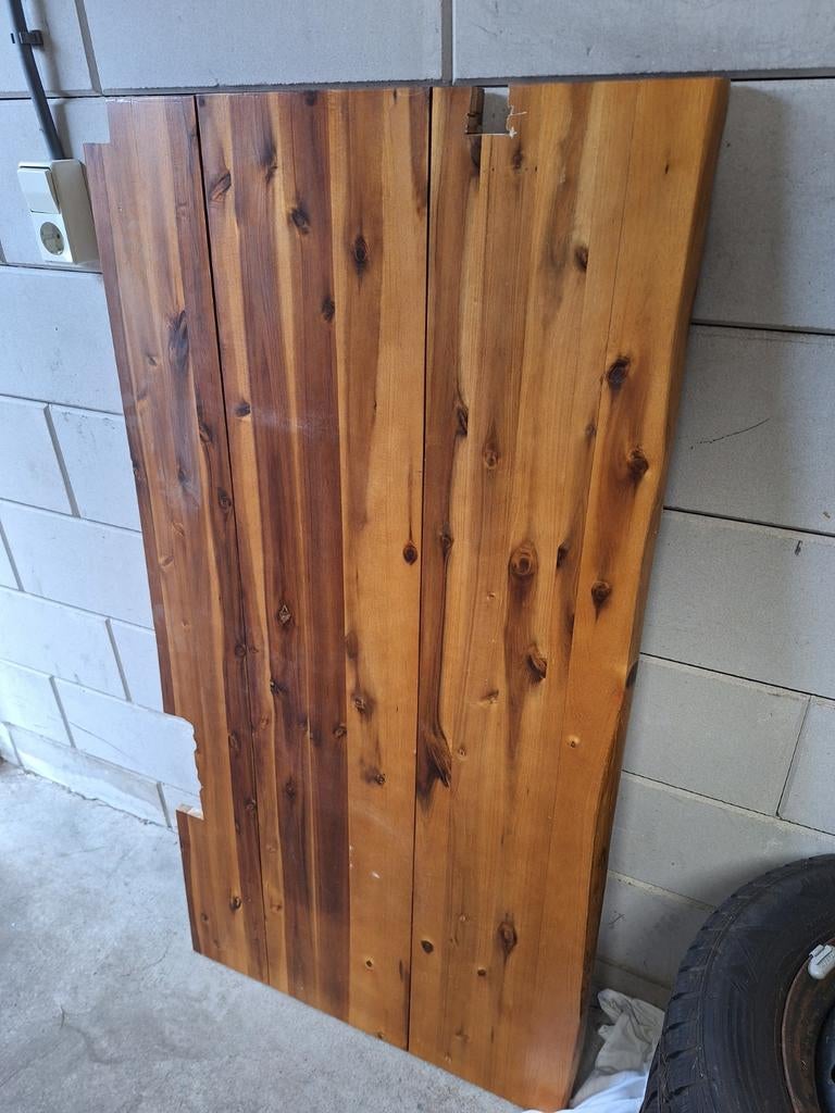 Houten blad, Doe-het-zelf en Verbouw, Hout en Planken, Ophalen, Gebruikt, 25 tot 50 mm, Plank