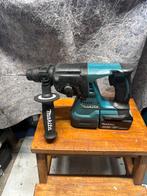 Makita DHR242 18V Boorhamer met 4.0Ah accu - Getest, Ophalen of Verzenden, Gebruikt, Boor- en/of Breekhamer, Klopboormechanisme