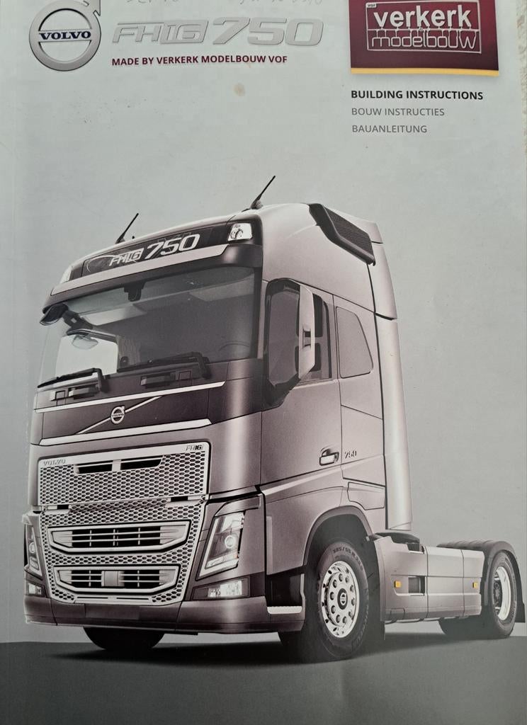 Verkerk volvo fh 16  schaal 1:14 rc truck. Wedico tamiya, Hobby en Vrije tijd, Modelbouw | Radiografisch | Overige, Nieuw, Ophalen of Verzenden