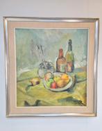 Vintage Birger-Ericson kleurrijk schilderij stilleven ‘70, Ophalen of Verzenden