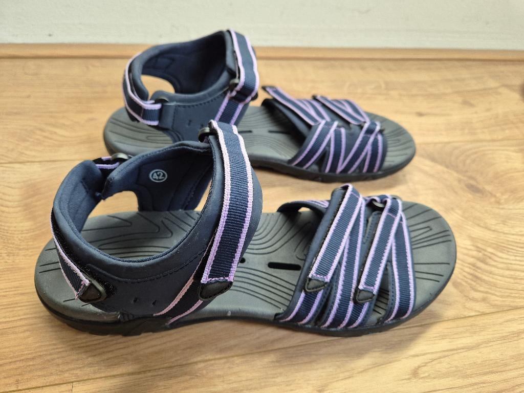 Sch89 - Nieuwe Human Nature sandalen maat 42 (1), Kleding | Dames, Schoenen, Ophalen of Verzenden, Nieuw, Blauw, Sandalen of Muiltjes