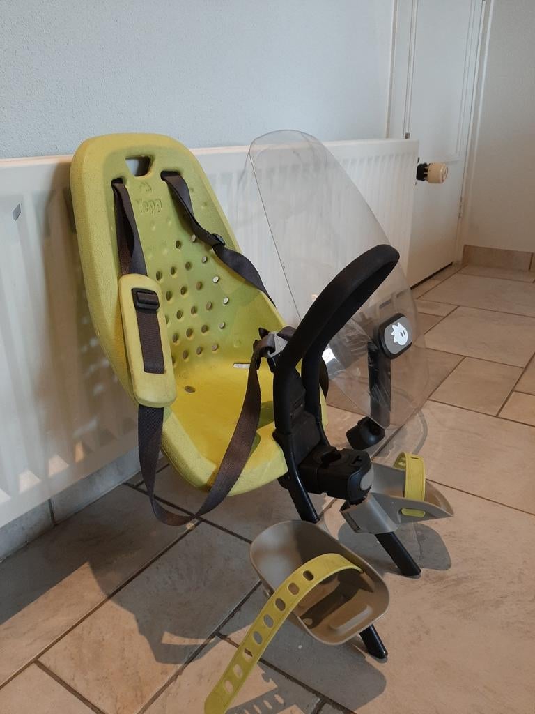 Yepp kinderzitje voorop de fiets met windscherm, Fietsen en Brommers, Yepp, Voorzitje, Ophalen of Verzenden, 0 t/m 13 kg
