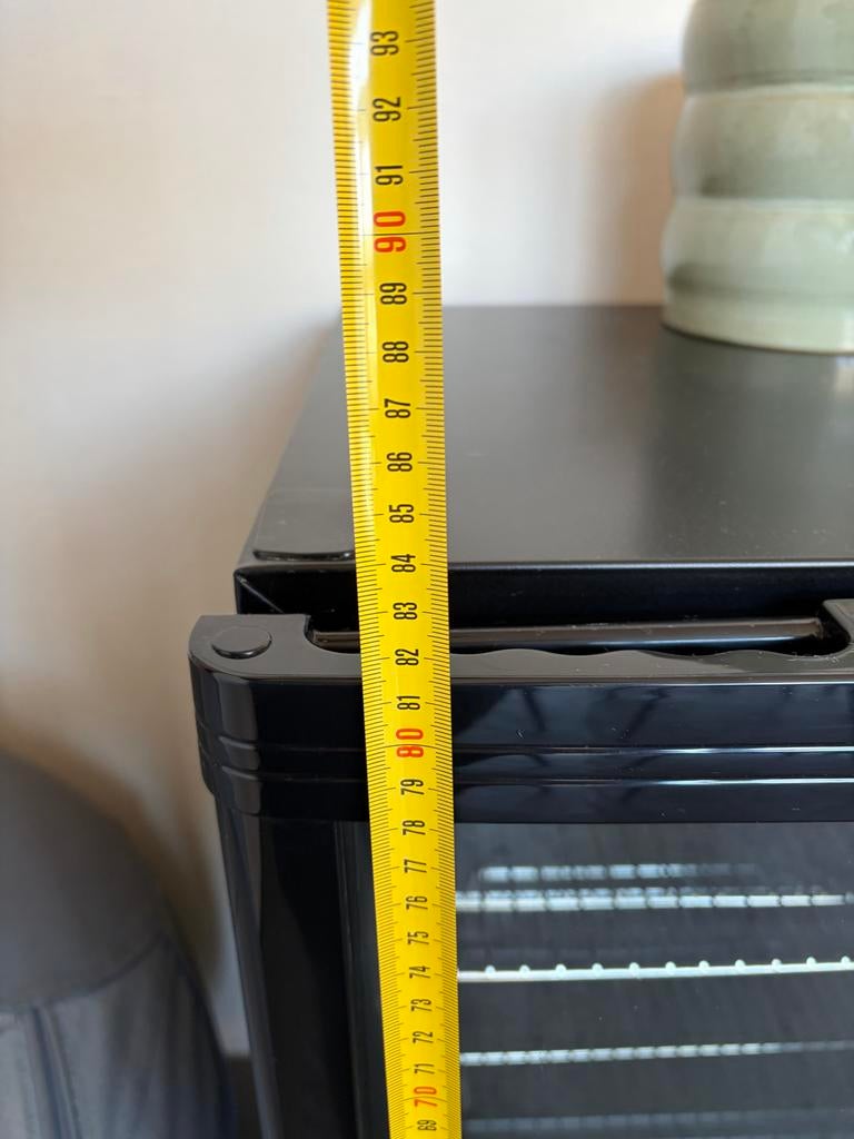 Compacte Vitrine Koelkast - Perfect voor Drankjes, 85 tot 120 cm, Ophalen of Verzenden, Minder dan 75 liter, 45 tot 60 cm