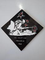 Tegel La Courtine Frankrijk 1960, Verzamelen, Militaria | Algemeen, Ophalen of Verzenden, Landmacht, Overige gebieden, Kunstobject