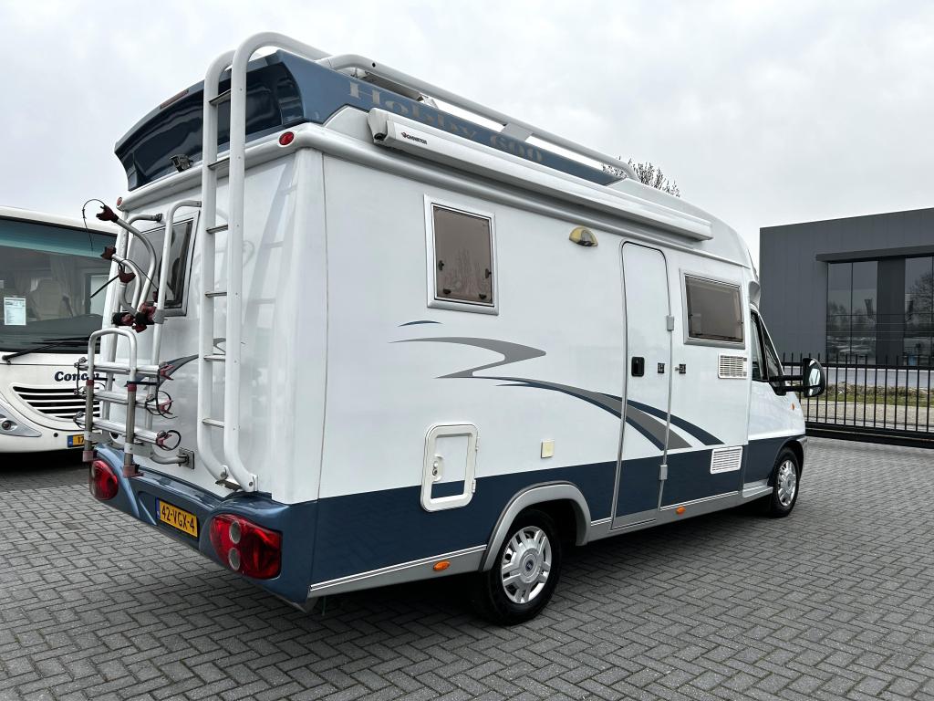 Hobby 600 Fransbed/Airco/6.20m/2004/128pk/topstaat, Fiat, Hobby, Bedrijf, 6 tot 7 meter