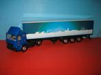 Blanco Winter 1989  MAN met oplegger  Herpa, Ophalen of Verzenden, Zo goed als nieuw, Bus of Vrachtwagen, Herpa