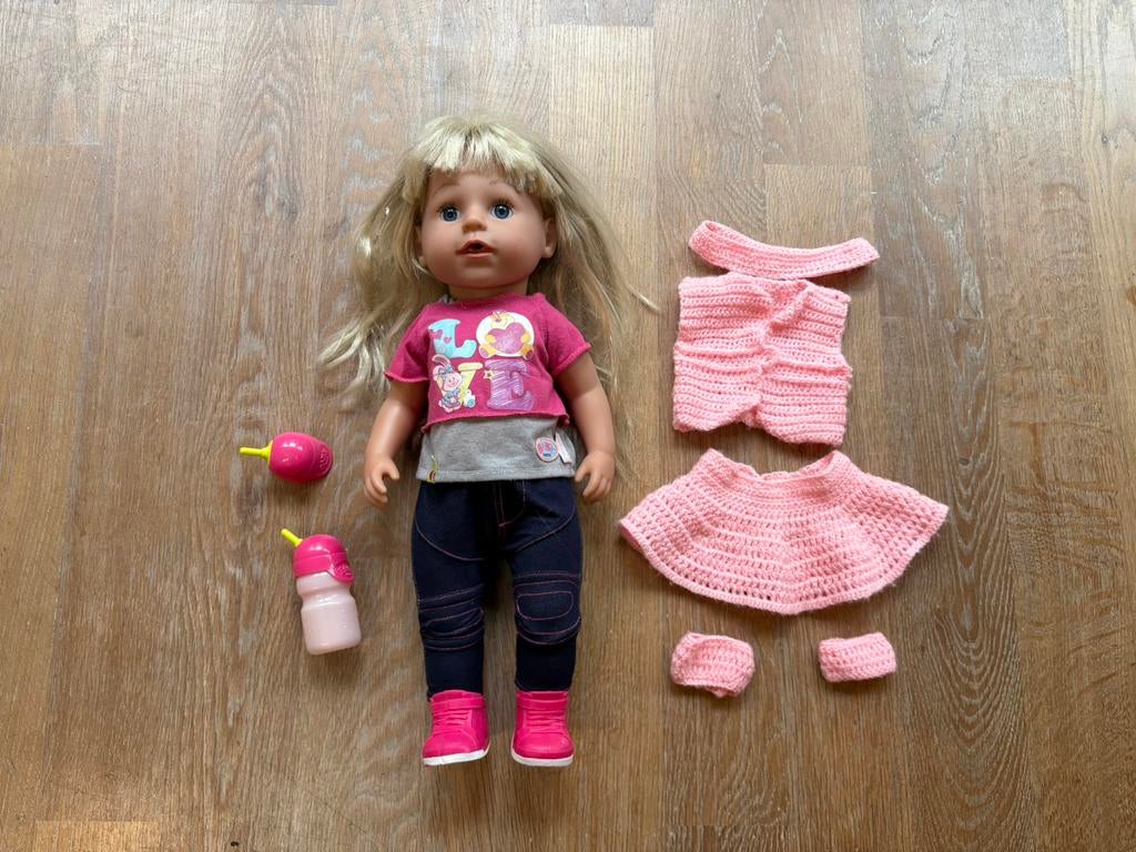 Soft Touch Baby Born Sister Pop, Ophalen of Verzenden, Gebruikt, Babypop