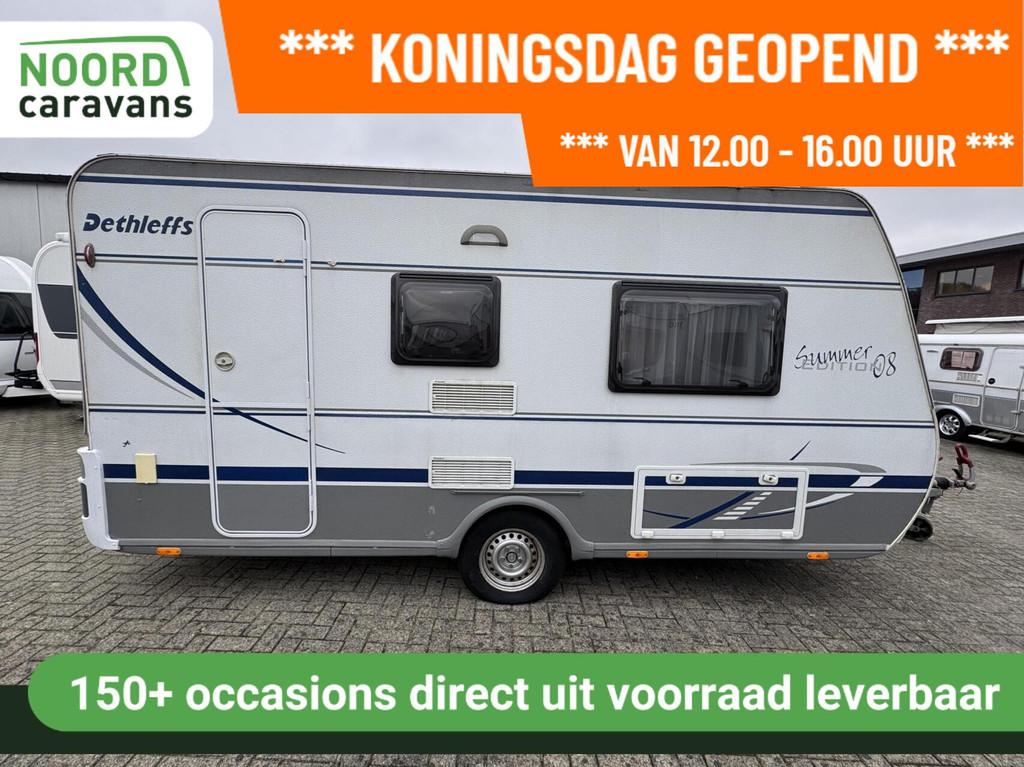 Dethleffs EF 3 SUMMER ED. '08, ENKELE BEDDEN, TOILET/DOUCHE, Serviceluik, Tot en met 2, Bedrijf, 750 - 1000 kg