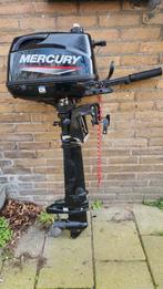 Mercury 5PK Langstaart Buitenboordmotor, Watersport en Boten, Buiten- en Binnenboordmotoren, Ophalen, Zo goed als nieuw, Benzine