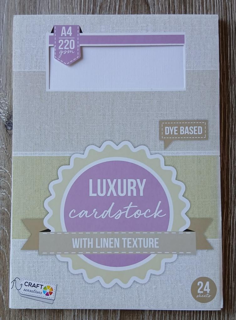 Luxe hobbykarton met linnenstructuur A4, Ophalen of Verzenden, Nieuw