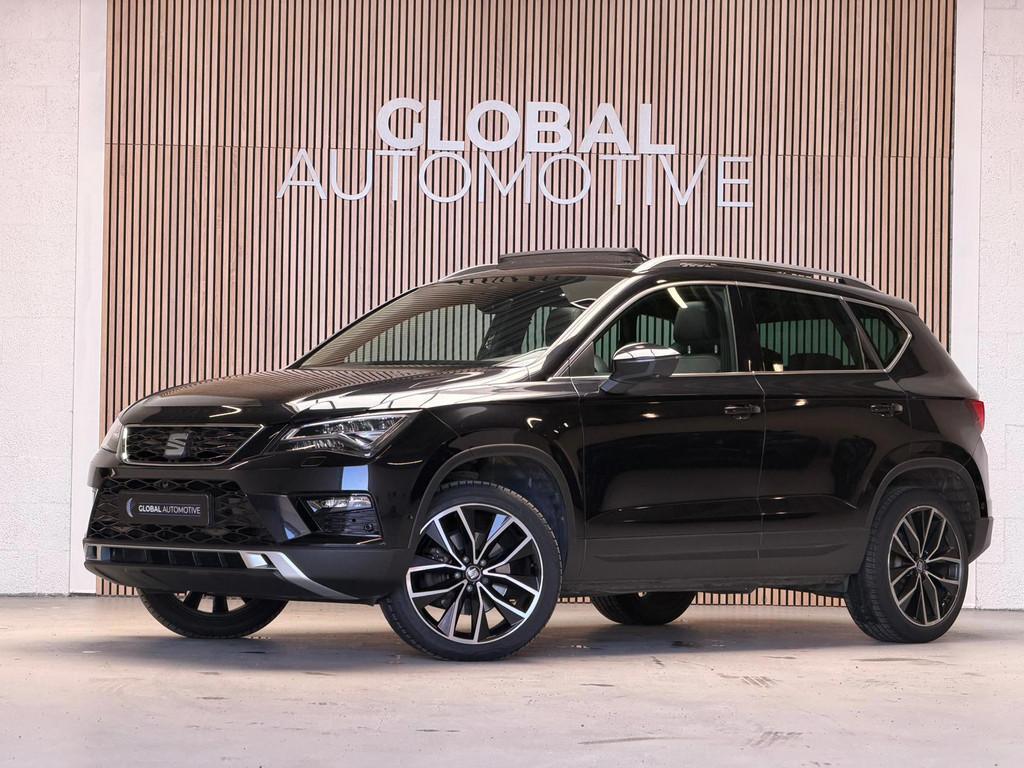 Seat Ateca 1.4 EcoTSI Xcellence - PANO - CARPLAY - CAMERA -, Auto's, Seat, Gebruikt, 4 cilinders, 150 pk, Zwart