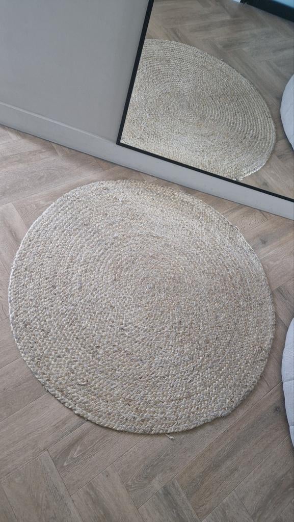Jute vloerkleed kidsdepot 110cm, Ophalen, Rond, 100 tot 150 cm, 100 tot 150 cm