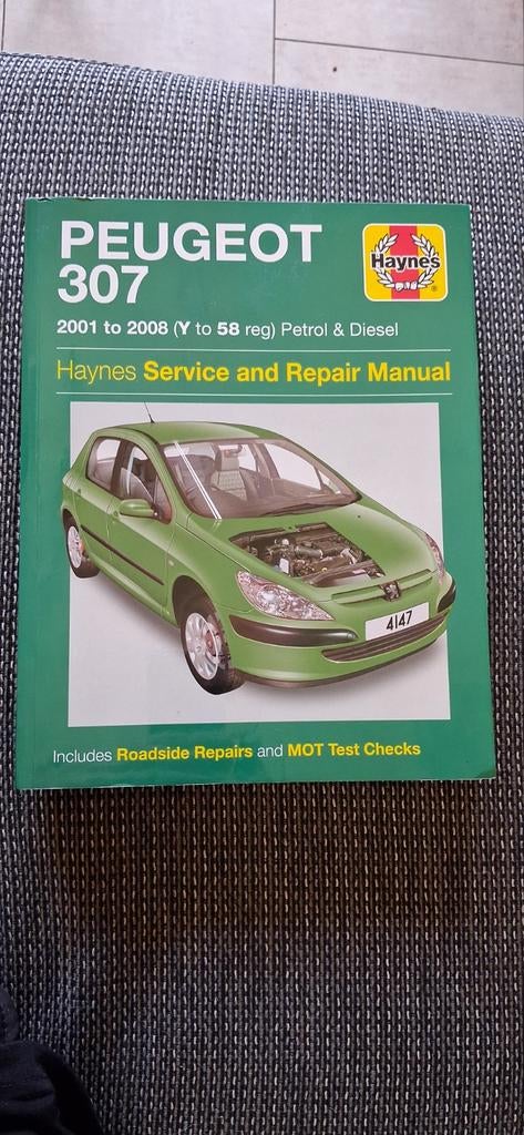 Haynes Werkplaatshandboek Peugeot 307 (2001-2008), Ophalen of Verzenden