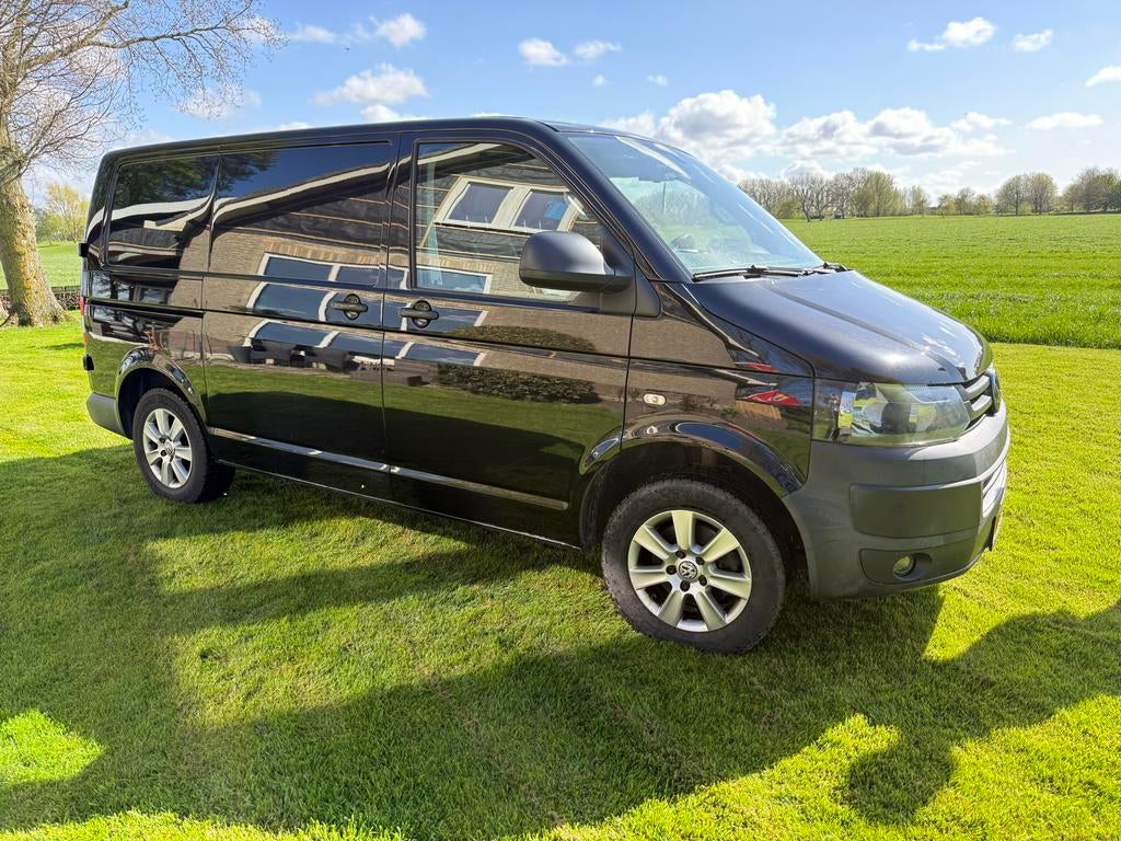 Volkswagen Transporter C 2.0 D 2013, Auto's, Bestelauto's, Stof, Zwart, 4 cilinders, Volkswagen