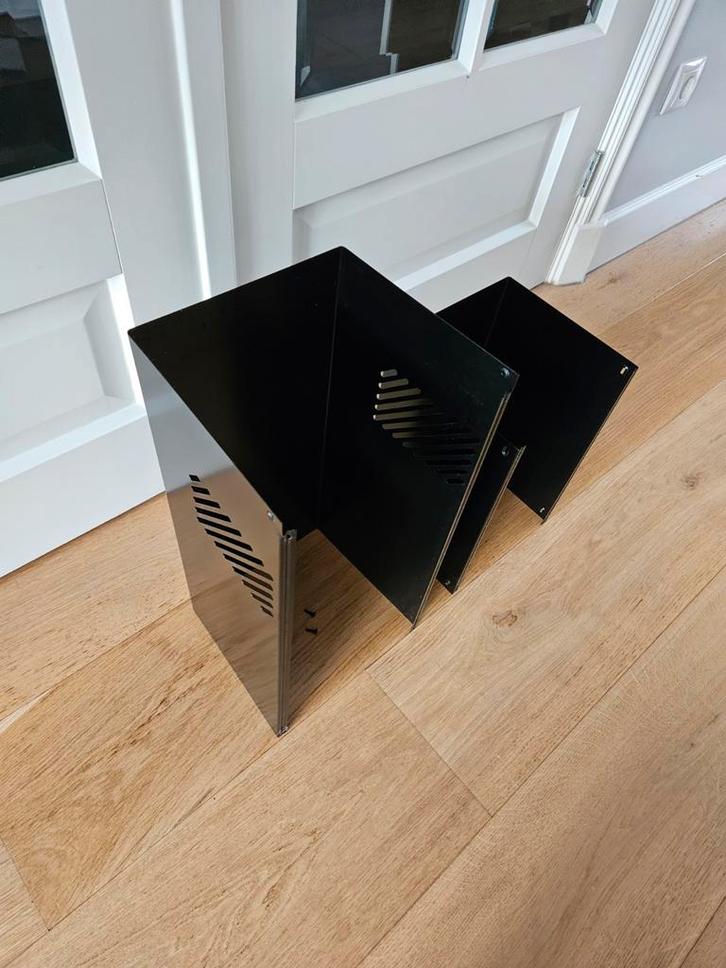 Schoorsteenverlenging afzuigkap - Zwart (geen mat/hoogglans), Witgoed en Apparatuur, Afzuigkappen, Gebruikt, Wandschouwkap, Ophalen