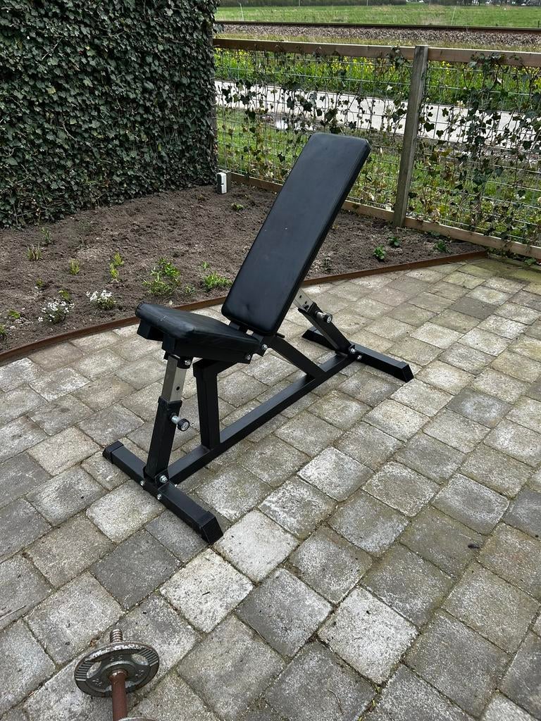 Verstelbare halterbank, Ophalen, Zo goed als nieuw, Fitnessbank