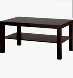 Zwart bruine salontafel ikea, Huis en Inrichting, Tafels | Salontafels, Ophalen, Gebruikt, 100 tot 150 cm, 50 tot 100 cm