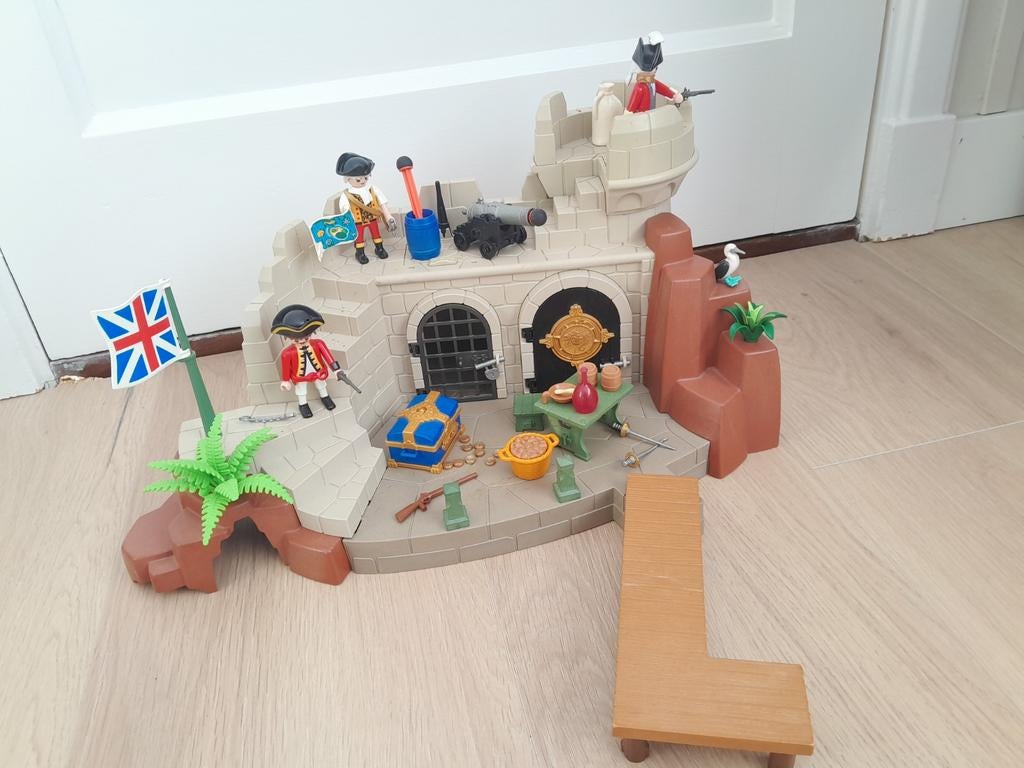 Playmobil 5139 Britse soldatenvesting, Ophalen of Verzenden, Zo goed als nieuw, Los playmobil