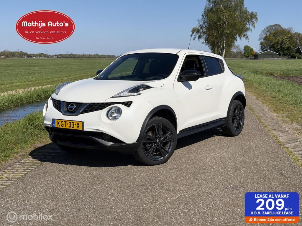 Nissan Juke 1.6 Visia Pack Leder Navi Clima trekhaak! Nette, Voorwielaandrijving, 1250 kg, Euro 6, Leder