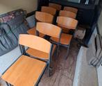 Partij Gijs van der Sluis Stapelstoel stoelen. Wauw Zie,, Ophalen, Gebruikt, Hout, Vijf, Zes of meer stoelen