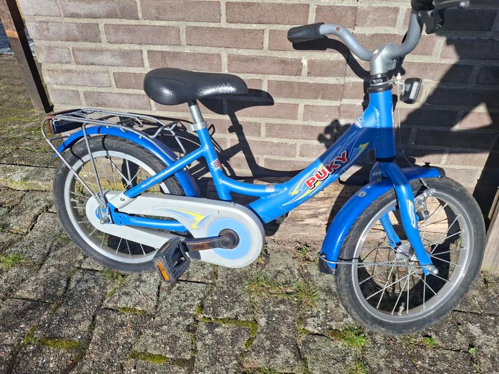 Puky Kinderfiets - Blauw, 16 inch, Ophalen, Gebruikt, 16 tot 20 inch, Puky