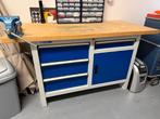 Houten Werkbank met Bankschroef, Ophalen, Gebruikt, 120 tot 170 cm, Bankschroef