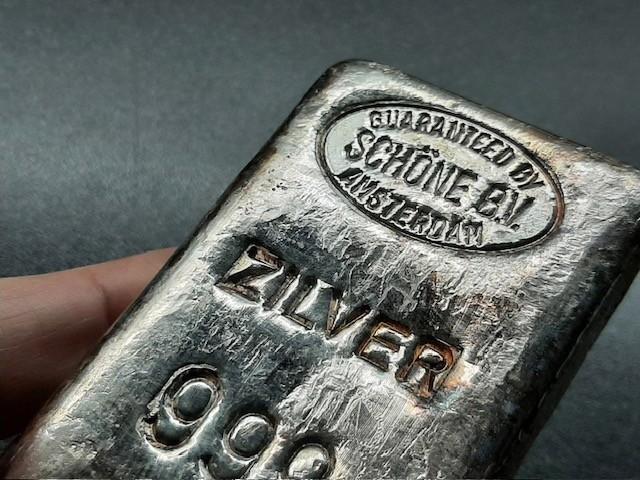 Zilverbaar 1kg., Postzegels en Munten, Edelmetalen en Baren, Ophalen, Zilver