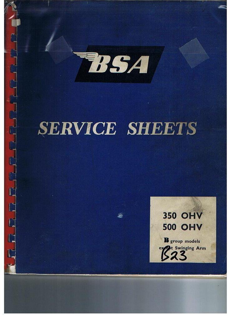 1 diverse bsa motor en scooterboeken werkplaats,onderdelen, Ophalen of Verzenden, Gelezen