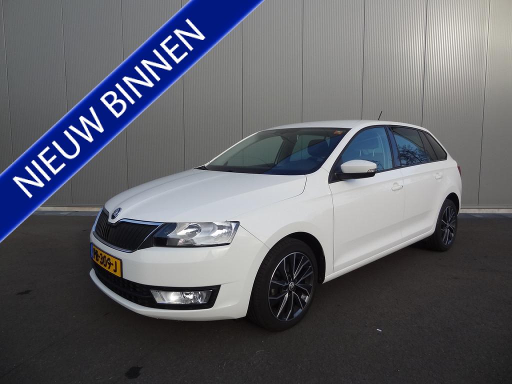 Skoda Rapid Spaceback 1.2 TSI | NAVI | CLIMATE | CRUISE CONT, Stof, Gebruikt, Origineel Nederlands, Bedrijf