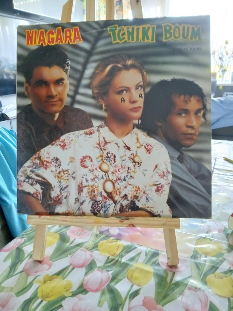 Niagara - Tchiki Boum (Vinyl Single) maxi, Ophalen of Verzenden, 1980 - 1989, Gebruikt, 7 inch