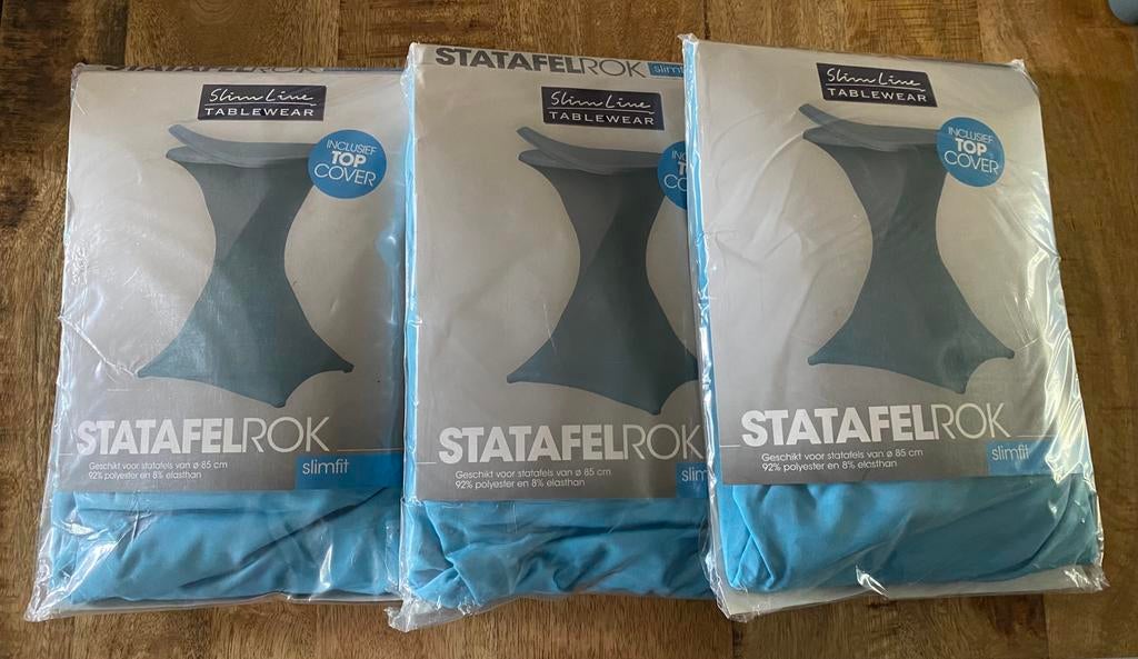 Stretch tafelrokken voor statafel O85, Ophalen of Verzenden, Zo goed als nieuw, Overige typen, Overige