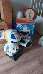 VINTAGE RETRO SPACE AGE WERKEND IN OVP EMIGLIO ROBOT 90CM, Ophalen of Verzenden