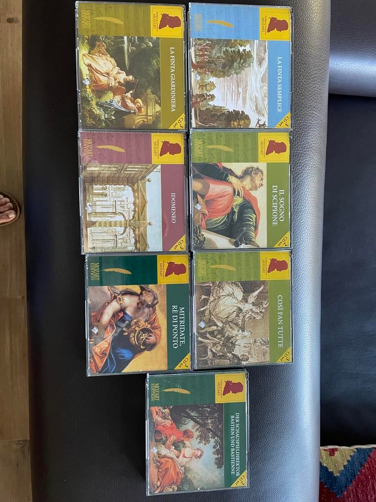 Collectie van 7 nieuwe Mozart opera CD's, Ophalen of Verzenden, Classicisme, Nieuw in verpakking, Boxset