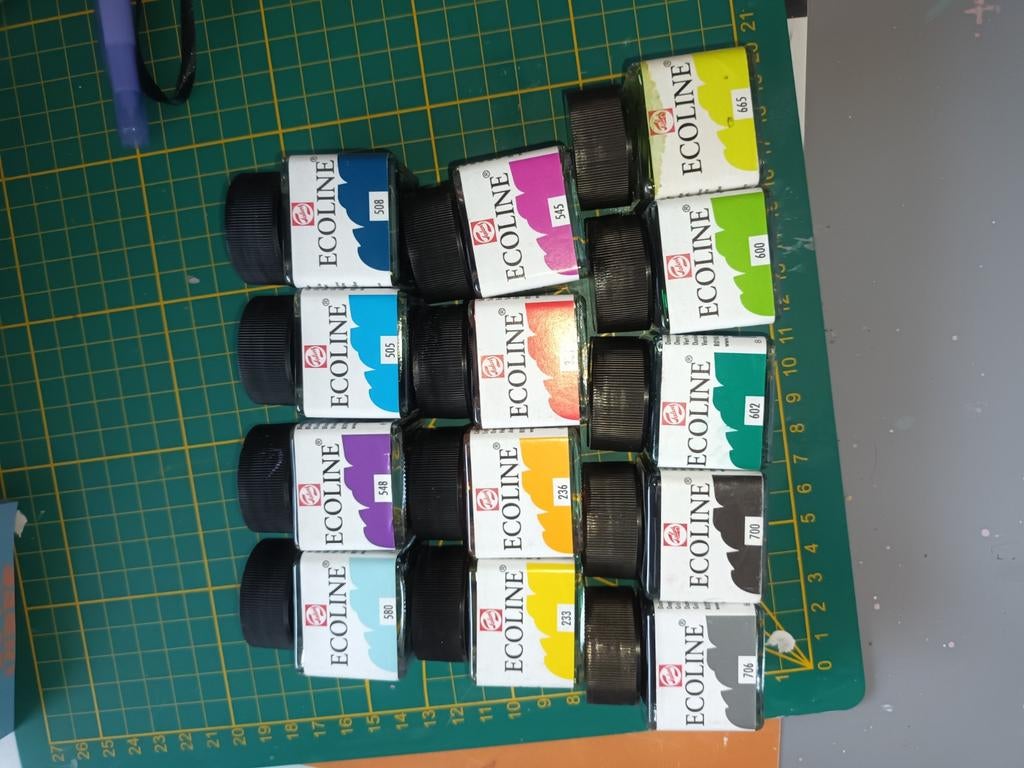13 flesjes ecoline, Ophalen of Verzenden, Zo goed als nieuw