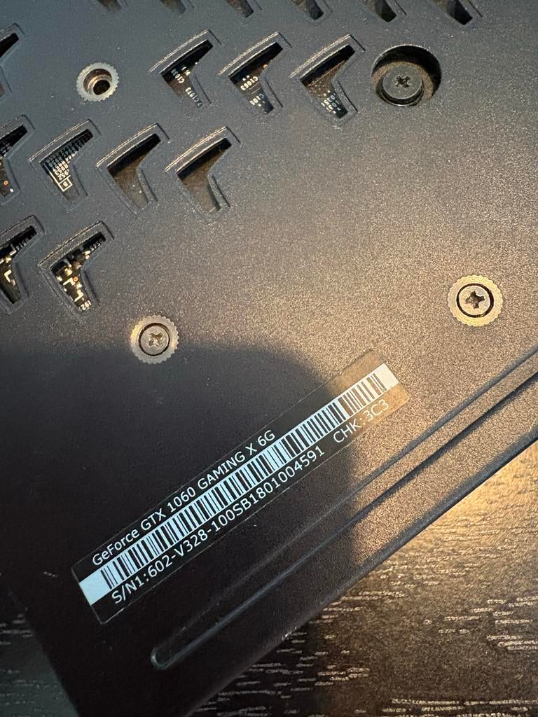 MSI GeForce GTX 1060 GAMING X 6G Videokaart, Computers en Software, Videokaarten, PCI-Express 3, HDMI, Ophalen of Verzenden, Nvidia