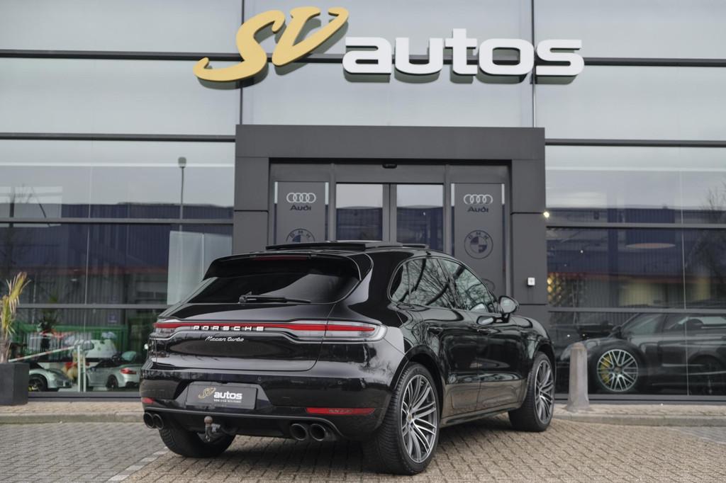 Porsche Macan 2.9 Turbo 441pk Panoramadak Luchtvering Adapti, Automaat, Gebruikt, Zwart, Bedrijf