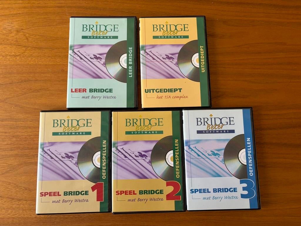 Bridge CD-roms en 2 boeken Berry Westra, Boeken, Informatica en Computer, Ophalen of Verzenden, Zo goed als nieuw, Overige onderwerpen
