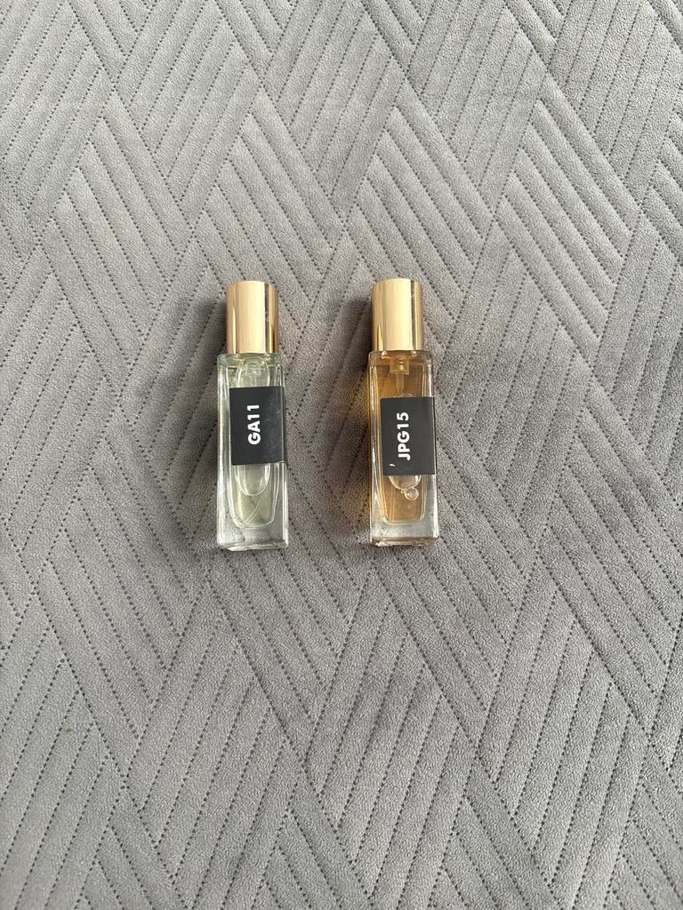 Parfum samples GA11 en JPG15, Ophalen, Nieuw
