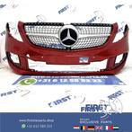 W447 V KLASSE FACELIFT VOORBUMPER + DIAMOND GRIL ROOD ORIGIN, Gebruikt, -, Voor, Ophalen of Verzenden