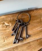 Set gietijzeren sleutels decoratie, Ophalen of Verzenden