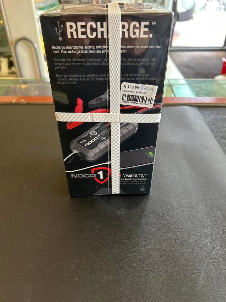 NOCO Boost XL  Jump Starter 12V 1500A, Auto diversen, Jumpstarters, Nieuw, Ophalen of Verzenden, Nvt, Nvt