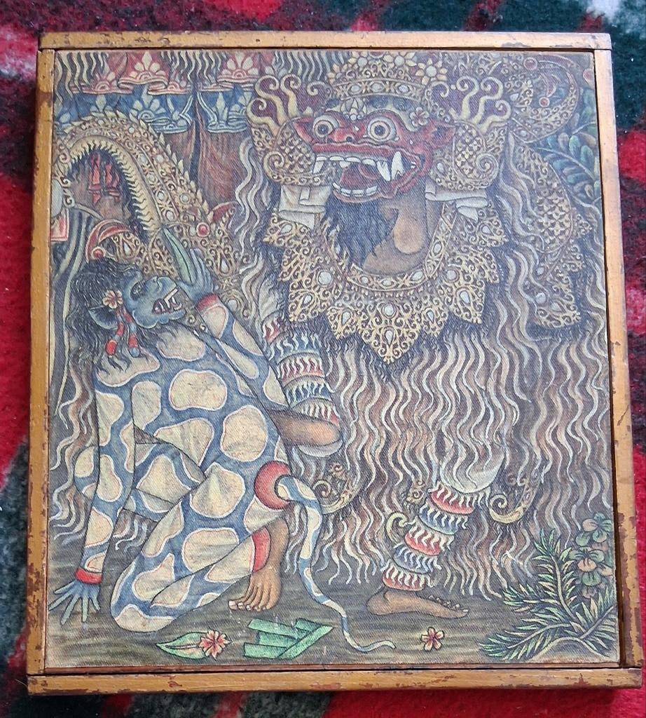 Bali schilderij Ubud, Antiek en Kunst, Ophalen of Verzenden