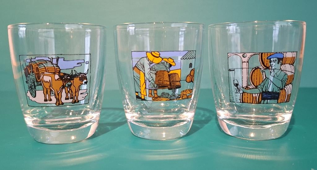 borrel glaasjes Tarno, Verzamelen, Glas en Borrelglaasjes, Verzenden, Zo goed als nieuw, Borrel- of Shotglas