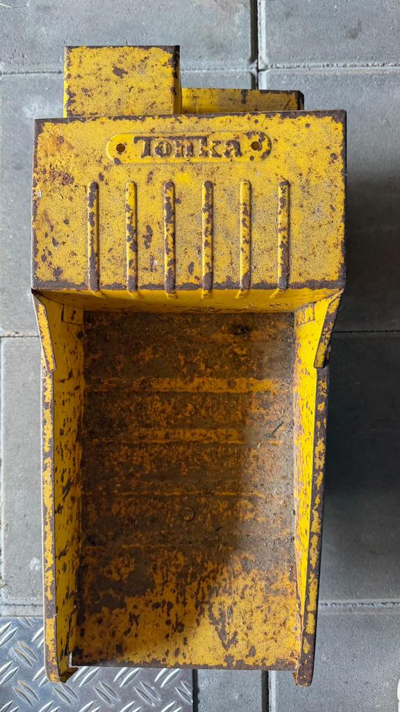 Vintage Tonka Mighty Dump Truck - IJzeren Speelgoed Vrachtwa, Ophalen