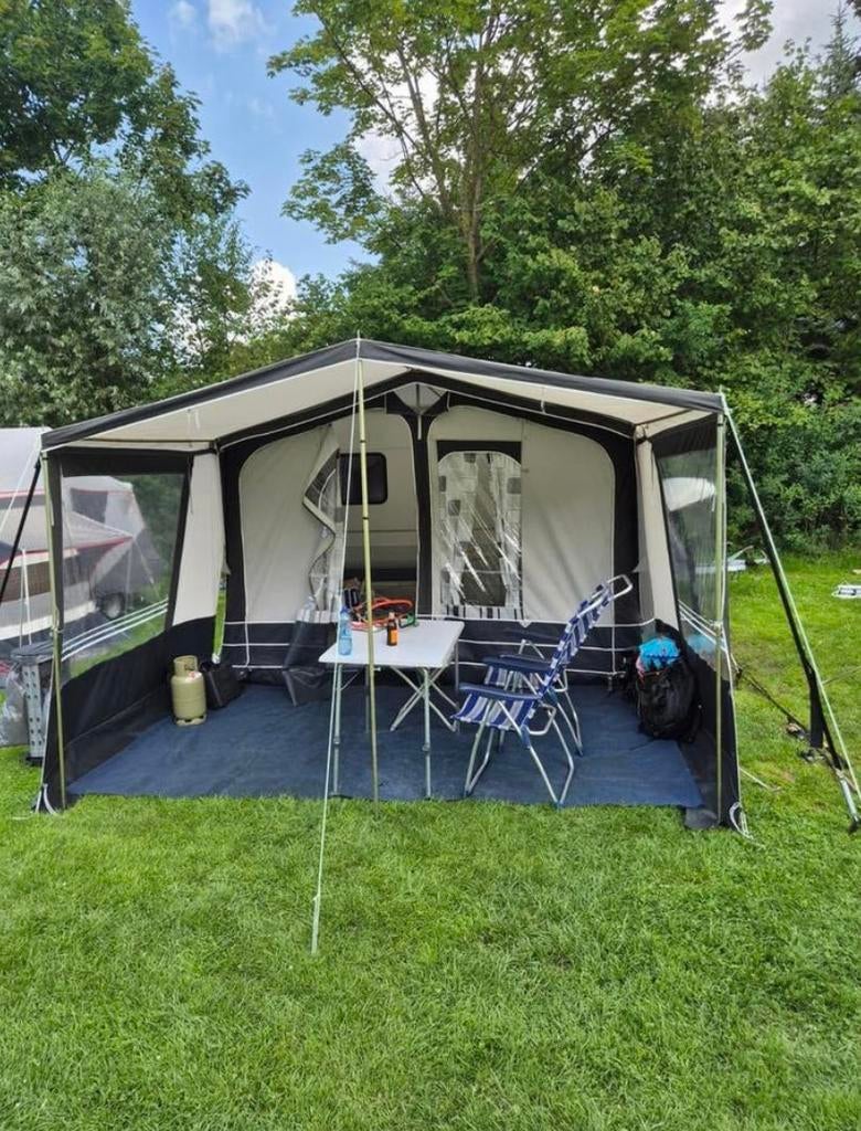 Voortent + luifel + erker maat 5 omloopmaat ( 780cm) ⛺️, Ophalen, Zo goed als nieuw