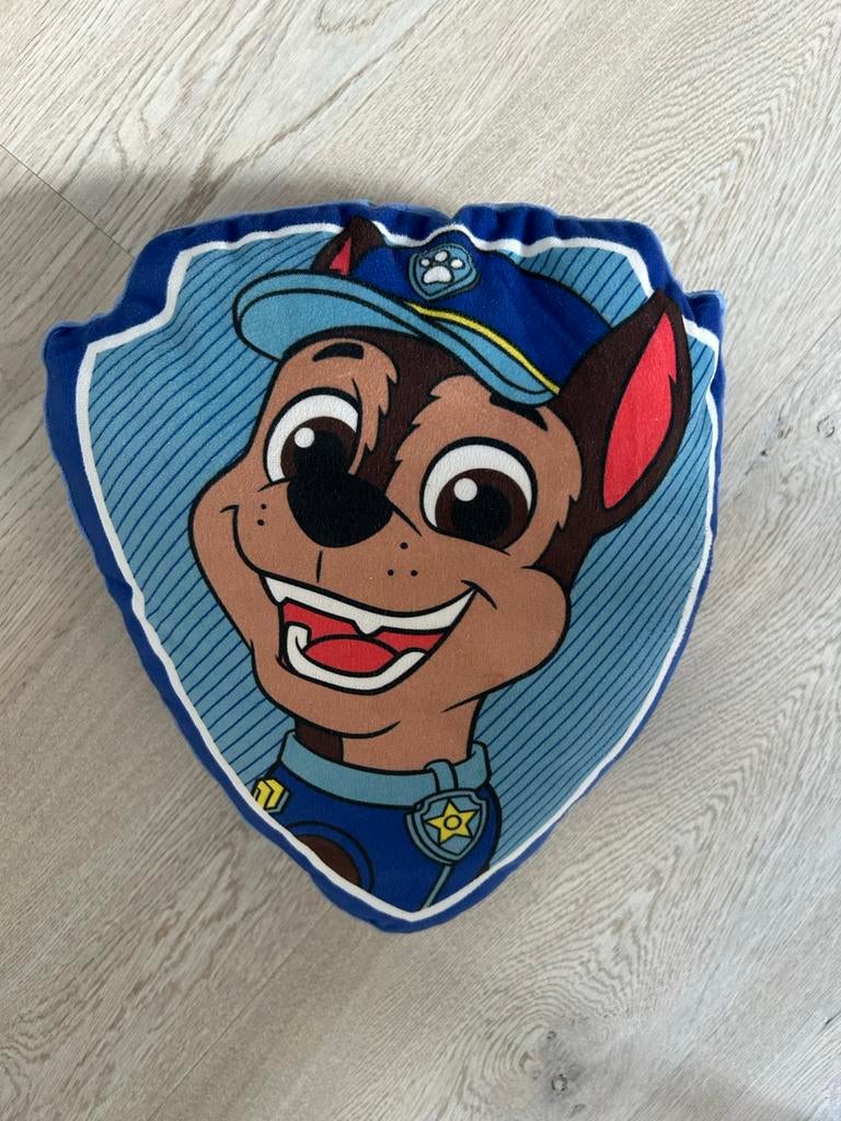 Paw Patrol Chase Kussen - Zo goed als nieuw, Overige merken, Blauw, Zo goed als nieuw, Middelgroot (20 tot 80 cm)